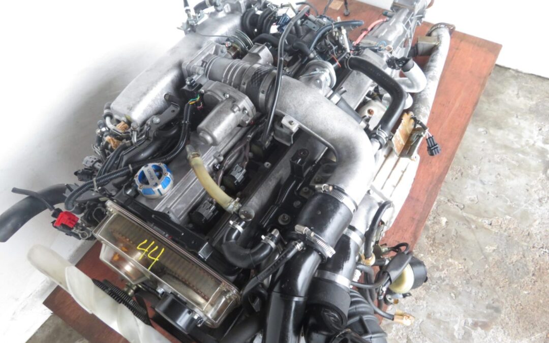 NISSAN SKYLINE 2.5L NEO TURBO ENGINE WITH RB20DET 5 SPEED RWD TRANSMISSION JDM RB25DET