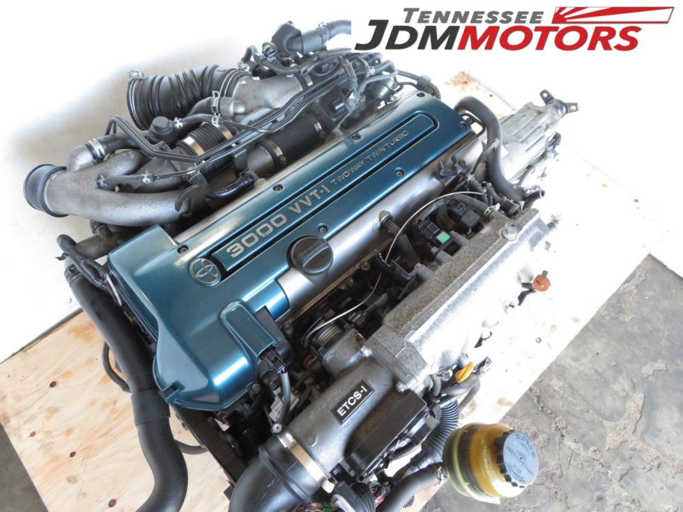 JDM TOYOTA 2JZ-GTE TWIN TURBO 3.0L MOTOR ARISTO SUPRA 2JZ GTE VVTI ...