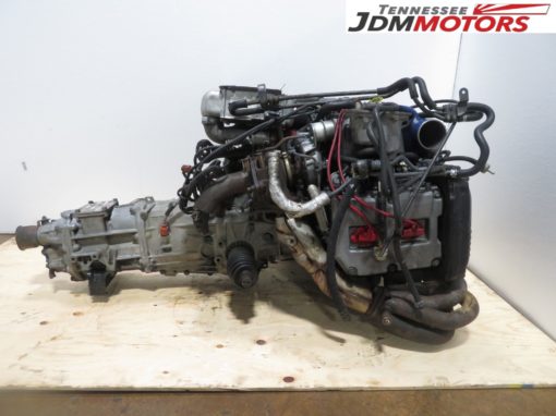 97-98 JDM SUBARU IMPREZA WRX STI ENGINE W/T MANUAL TRANSMISSION *NO COMPRSSION* - Image 8