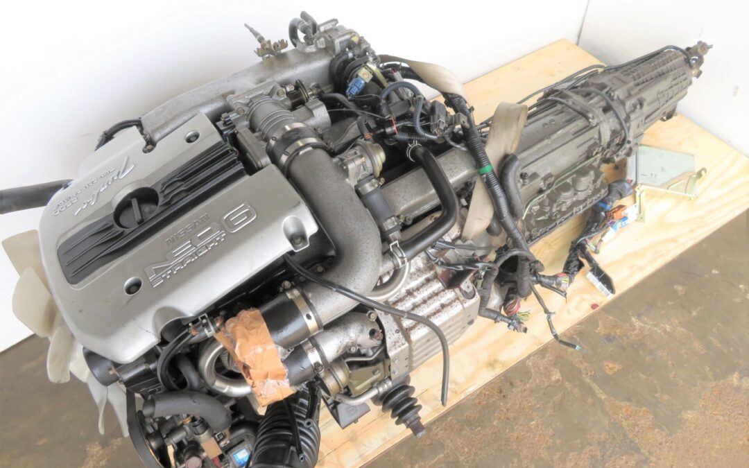 NISSAN SKYLINE RB25DET NEO STRAIGHT 6 2.5L ENGINE & AWD AUTO TRANSMISSION JDM RB25 MOTOR