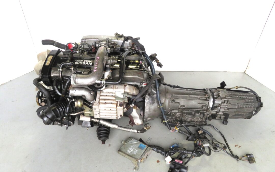 NISSAN SKYLINE RB25DET 2.5L ENGINE & AWD AUTO TRANSMISSION JDM RB25 MOTOR